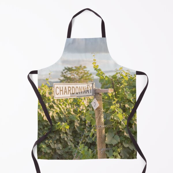 Item preview, Chardonnay Signpost and Grapevines in Summer designed and sold by Amy Mitchell.