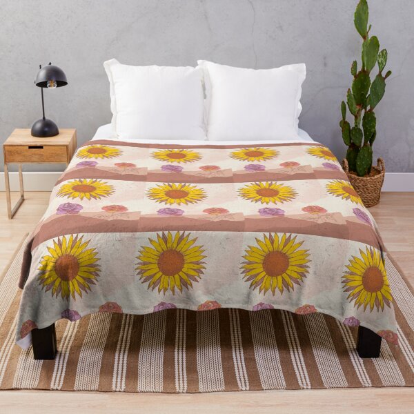 Item preview, Abstract Sunflower in Sky | Sun Roses Desert designed and sold by EarthBoho.