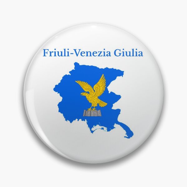 Item preview, Friuli Venezia Giulia Map Flag, Italy, Italian Region. designed and sold by marosharaf.