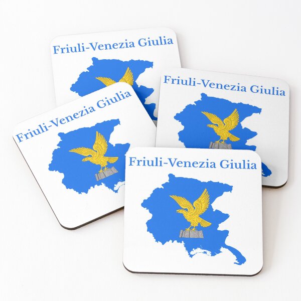 Item preview, Friuli Venezia Giulia Map Flag, Italy, Italian Region. designed and sold by marosharaf.