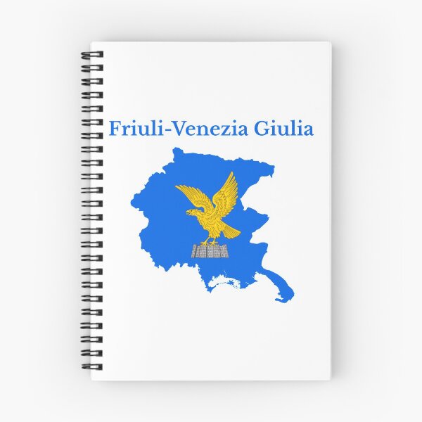 Item preview, Bandera del mapa de Friuli Venezia Giulia, Italia, región italiana. designed and sold by marosharaf.