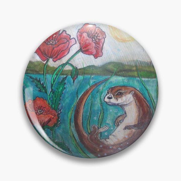 Item preview, Otter designed and sold by HennaAndHatLady.