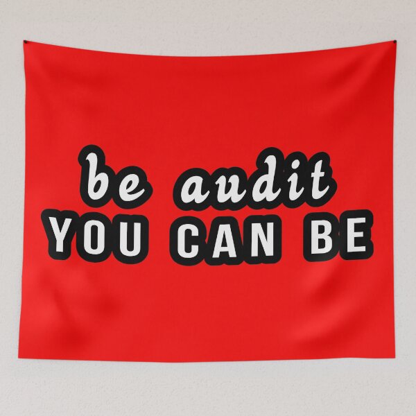 Item preview, Be audit you can be funny accounting pun designed and sold by clewzo.