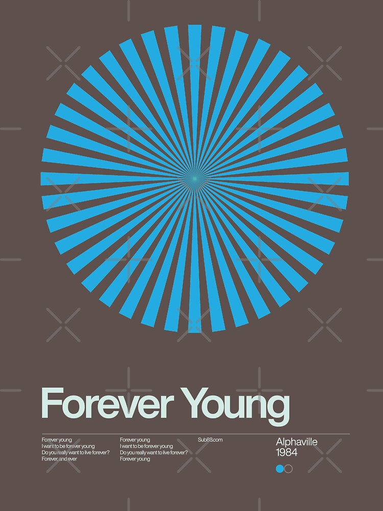Alphaville - Forever Young - 1984 - New Wave Song Swiss Design Series by sub88