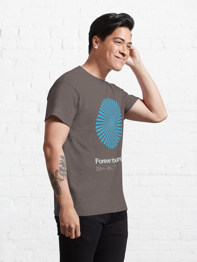 Alternate view of Alphaville - Forever Young - 1984 - New Wave Song Swiss Design Series Classic T-Shirt