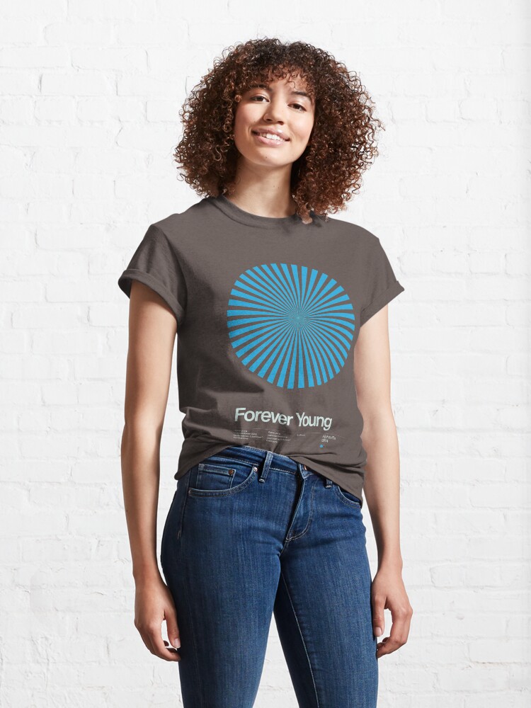 Alternate view of Alphaville - Forever Young - 1984 - New Wave Song Swiss Design Series Classic T-Shirt