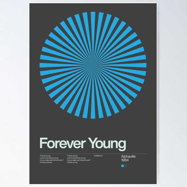 Item preview, Alphaville - Forever Young - 1984 - New Wave Song Swiss Design Series designed and sold by sub88.