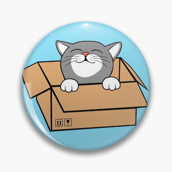 Item preview, Cat inside box designed and sold by predatorart93.