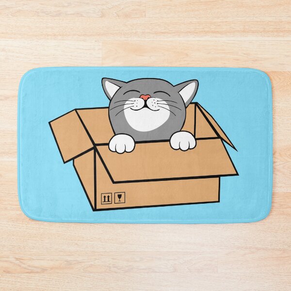 Item preview, Cat inside box designed and sold by predatorart93.