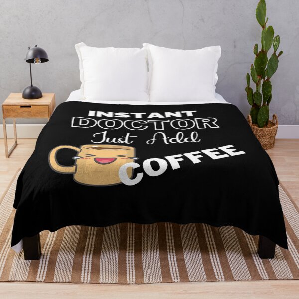 Item preview, Instant Doctor Just Add Coffee On Black | Instant People designed and sold by SerendipityNow.