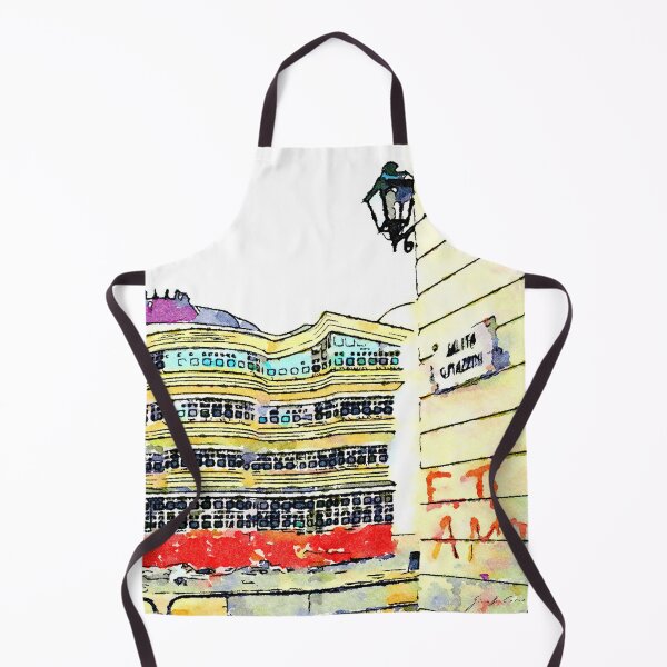 Item preview, Foreshortening of the Old Town with theater designed and sold by Giuseppe Cocco.