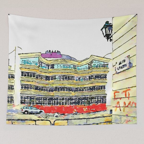 Item preview, Foreshortening of the Old Town with theater designed and sold by Giuseppe Cocco.