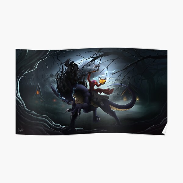 Headless Dragon Rider Poster