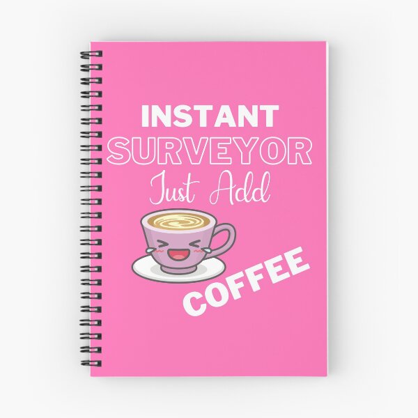 Item preview, Instant Surveyor Just Add Coffee On Pink | Instant People designed and sold by SerendipityNow.