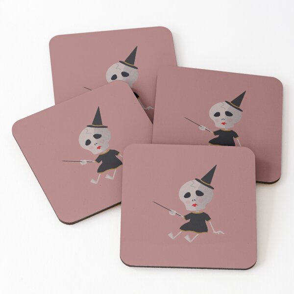 Item preview, Cute spooky Skeleton as a witch designed and sold by BlodigVarg.