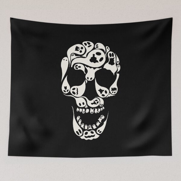 Item preview, ghostly Skull designed and sold by tos42.
