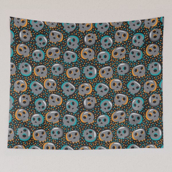 Item preview, Techno Skull Halloween Trick or Treat designed and sold by ILLYL Creatives.