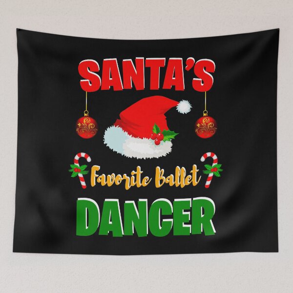 Item preview, Santa's Favorite Ballet Dancer Dancing Funny Christmas designed and sold by BELASKRI STORE.