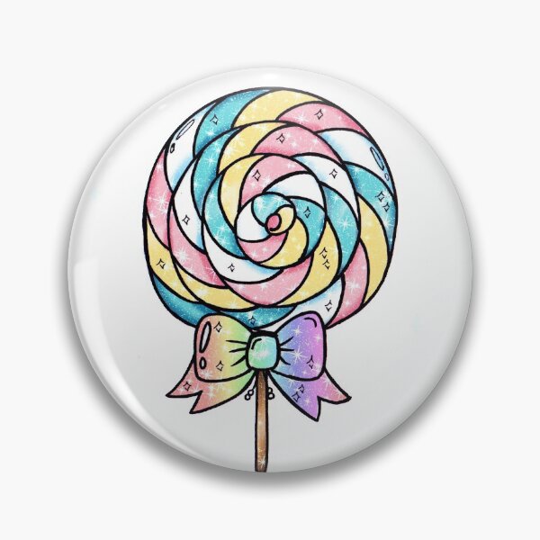 Item preview, Lollipop Candy Spirale Pastel Marshmallow Unicorn Kawaii Rainbow designed and sold by Jolly-Yosei.