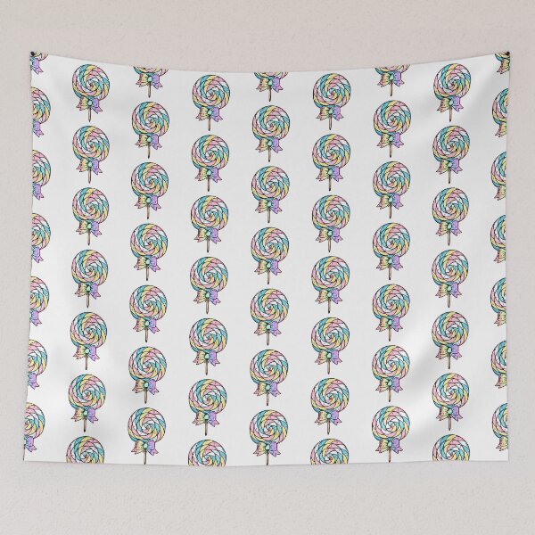 Item preview, Lollipop Candy Spirale Pastel Marshmallow Unicorn Kawaii Rainbow designed and sold by Jolly-Yosei.