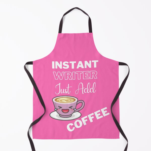 Item preview, Instant Writer Just Add Coffee On Pink | Instant People designed and sold by SerendipityNow.
