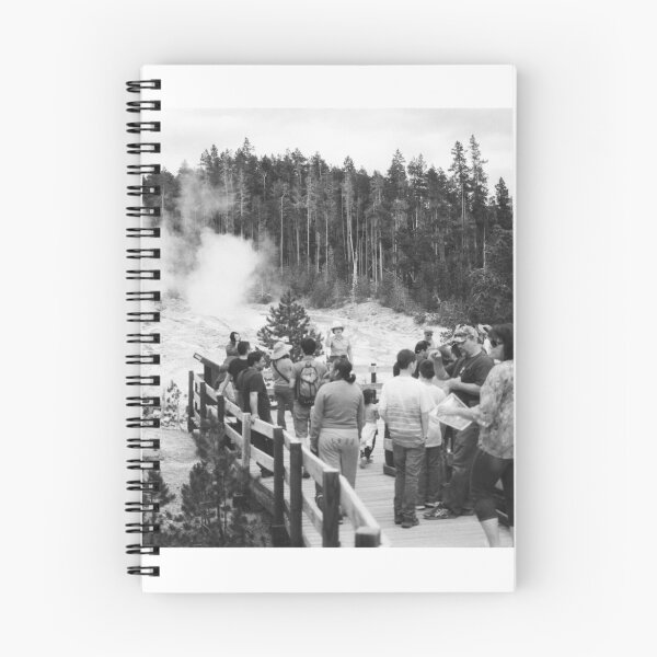 Item preview, Yellowstone Geyser with Tourists  designed and sold by Samantha Peterson.