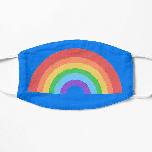 Happy Little Rainbow Flat Mask