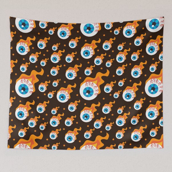 Item preview, Flame Eyeballs Trick or Treat Halloween designed and sold by ILLYL Creatives.