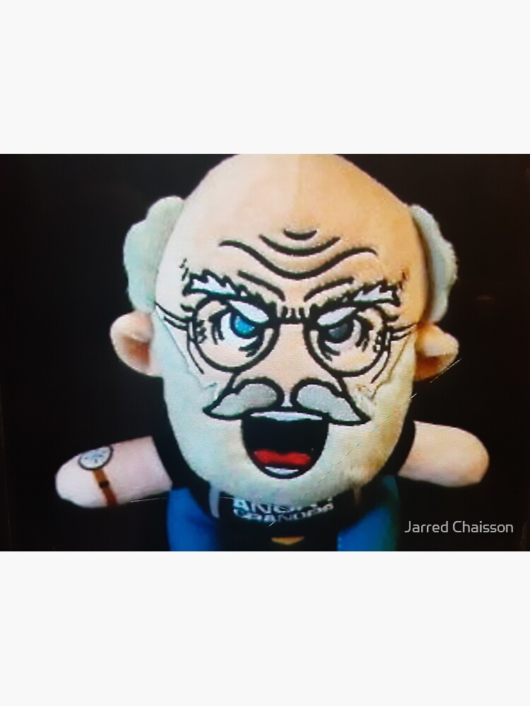 angry grandpa plush doll