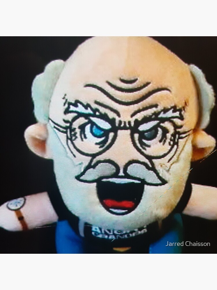 Angry grandpa store plush doll