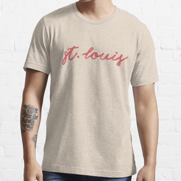 St. Louis Script Unisex Short Sleeve T-Shirt - Tan