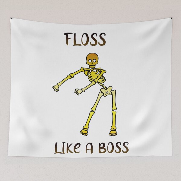 Item preview, Skeleton Floss Like a Boss designed and sold by franktact.