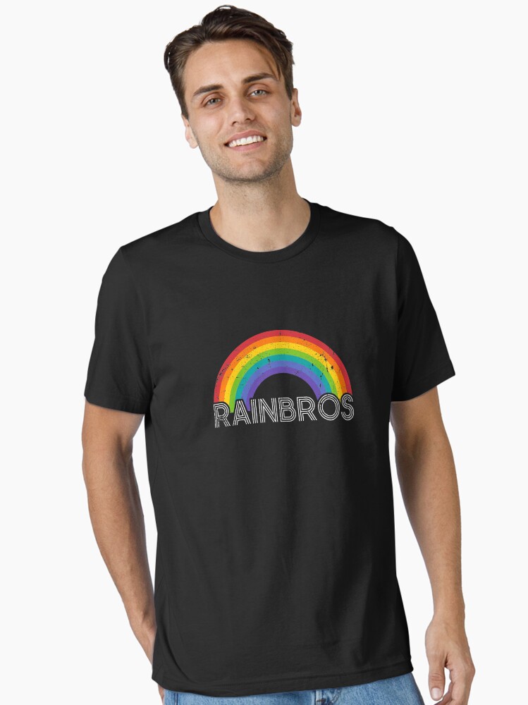 Rainbros Gay Couple funny LGBT Pride Boyfriend Essential T-Shirt