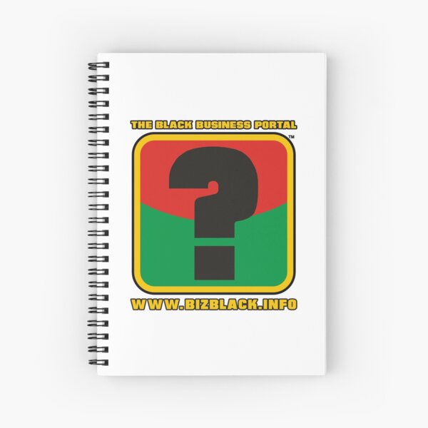 WWW.BIZBLACK.INFO LOGO Spiral Notebook