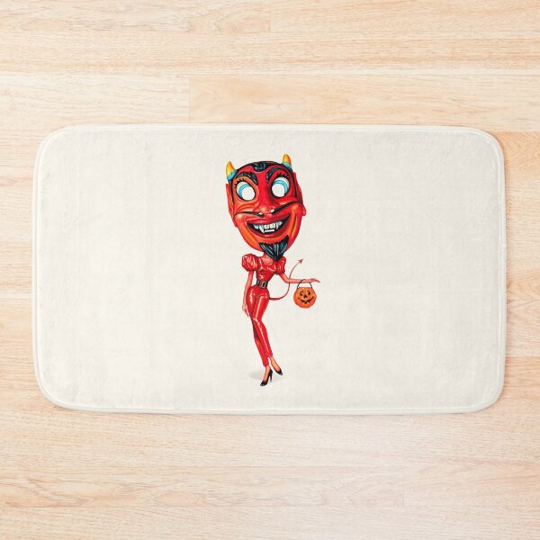 Item preview, Halloween Trick or Treat Pin-Up: Devil - White designed and sold by Kelly  Gilleran.