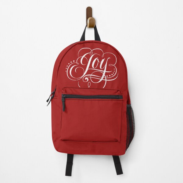 Item preview, Joyous Swirly Flourished JOY - Christmas Chalk Calligraphy Lettering - Red designed and sold by 26-Characters.