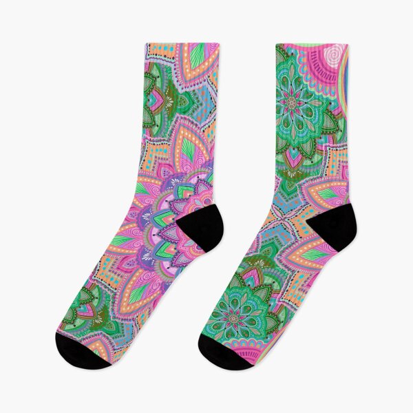 Item preview, Indian Kaleidoscope Pink and Green designed and sold by Shantall  Alam.