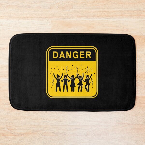 Item preview, DANGER - NO PARTIES - LOCKDOWN RULES designed and sold by DontKnowMuch.