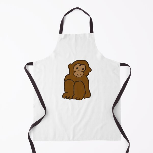 Item preview, Cute monkey alone designed and sold by marufemia.