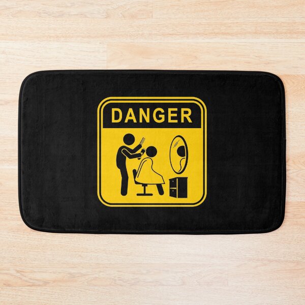 Item preview, DANGER - NO HAIRCUTS - LOCKDOWN RULES designed and sold by DontKnowMuch.