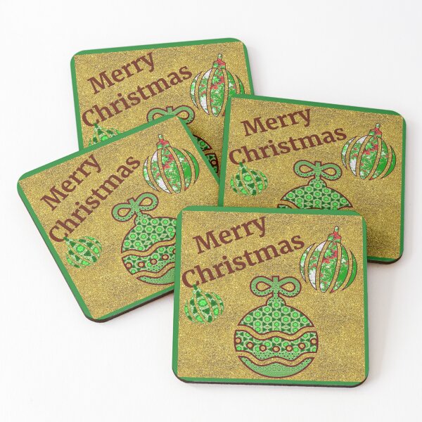 Item preview, Merry Christmas Ornaments designed and sold by IssyDesigns.