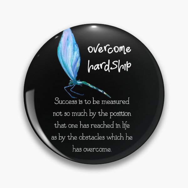 Item preview, Blue Dragonfly Overcome Hardship designed and sold by lovesuperkarma.