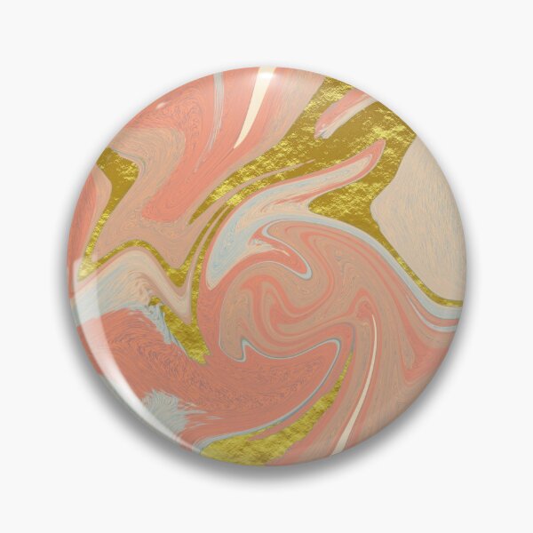 Artikelvorschau, Peach Marble Swirl Pattern Design Moderne Wellen entworfen und verkauft von NancyMerkle.
