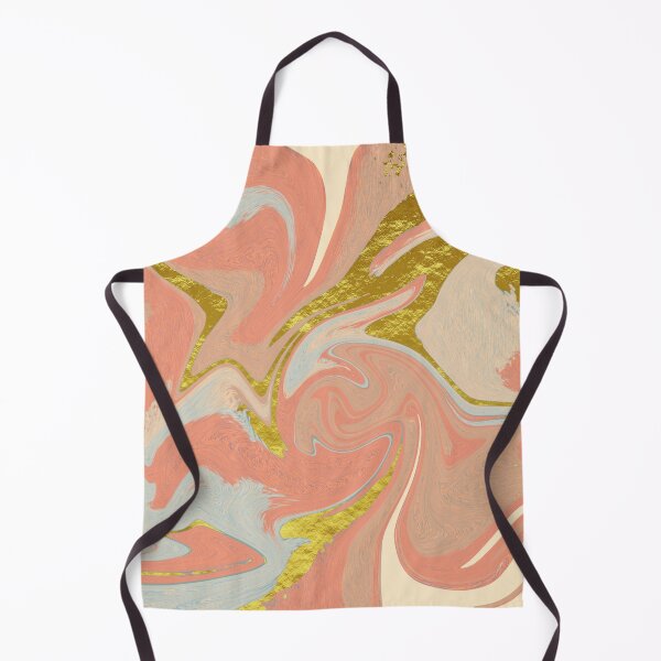 Artikelvorschau, Peach Marble Swirl Pattern Design Moderne Wellen entworfen und verkauft von NancyMerkle.