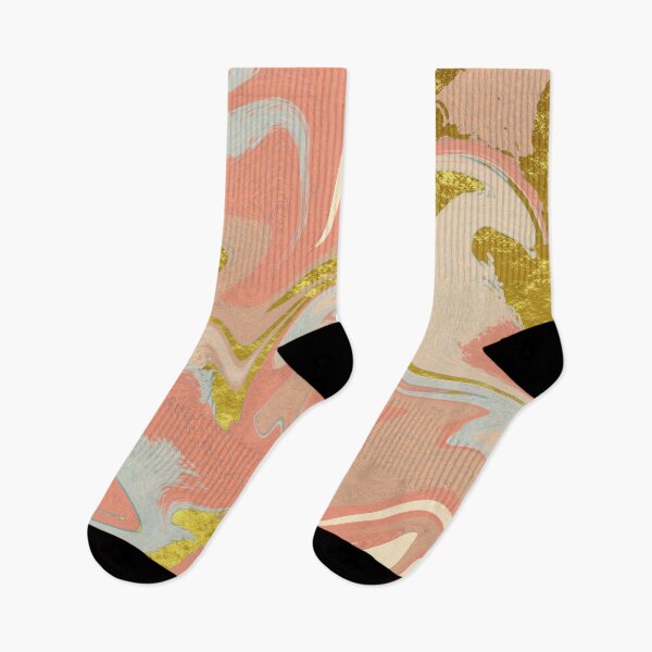 Item preview, Peach Marble Swirl Pattern Design Modern Waves designed and sold by NancyMerkle.