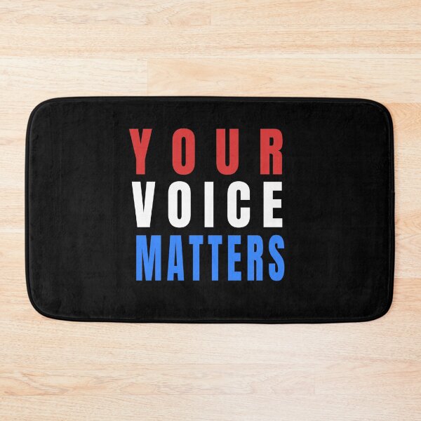 Item preview, Your Voice Matters - Your Vote Matters designed and sold by Tovahblue.
