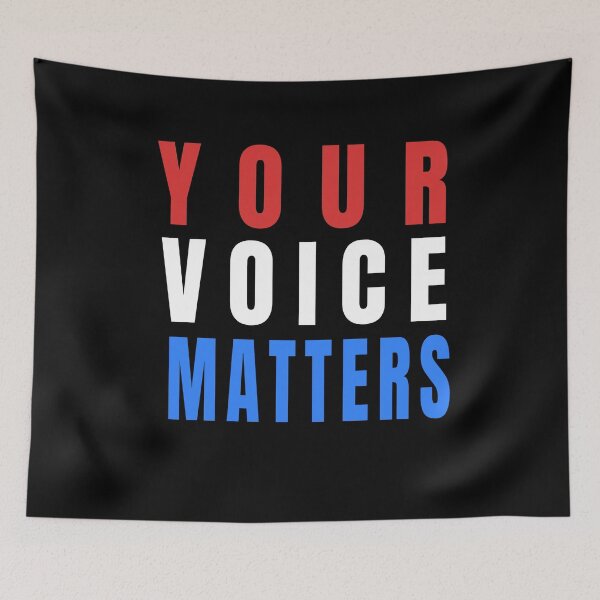 Item preview, Your Voice Matters - Your Vote Matters designed and sold by Tovahblue.