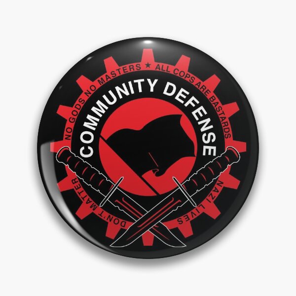 Item preview, Community Defense w/ Crossed Knives designed and sold by MilitantEmpath.