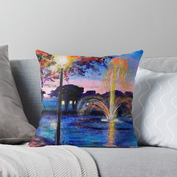 Item preview, Lights Water Sunset designed and sold by FlutterKatArts.