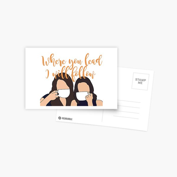 Where you lead I will follow Postcard